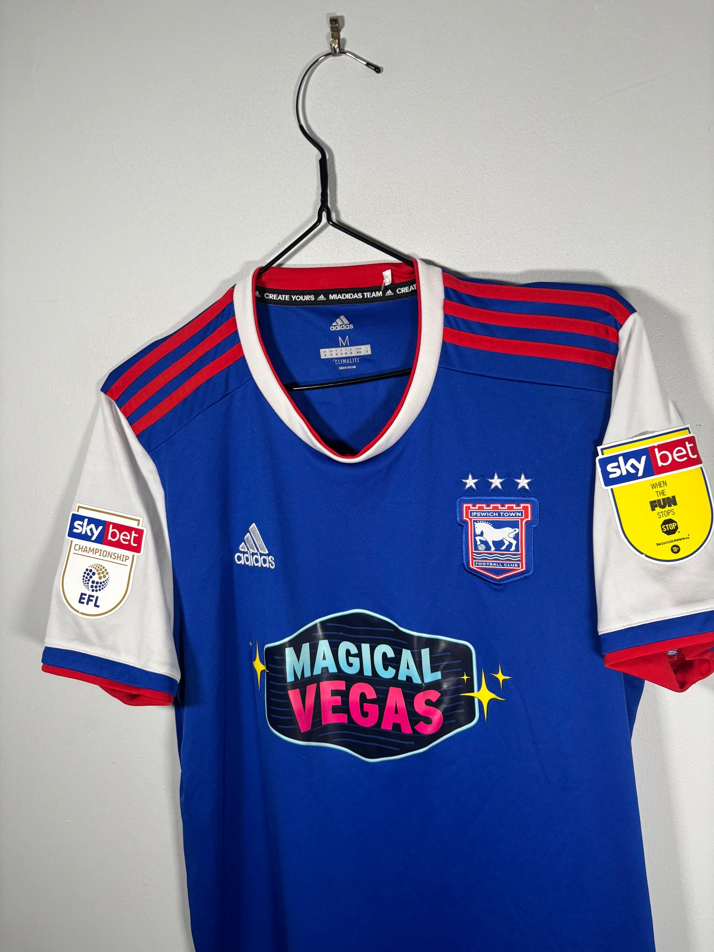 Ipswich Town Home Shirt 2018/19 Edward’s (M)
