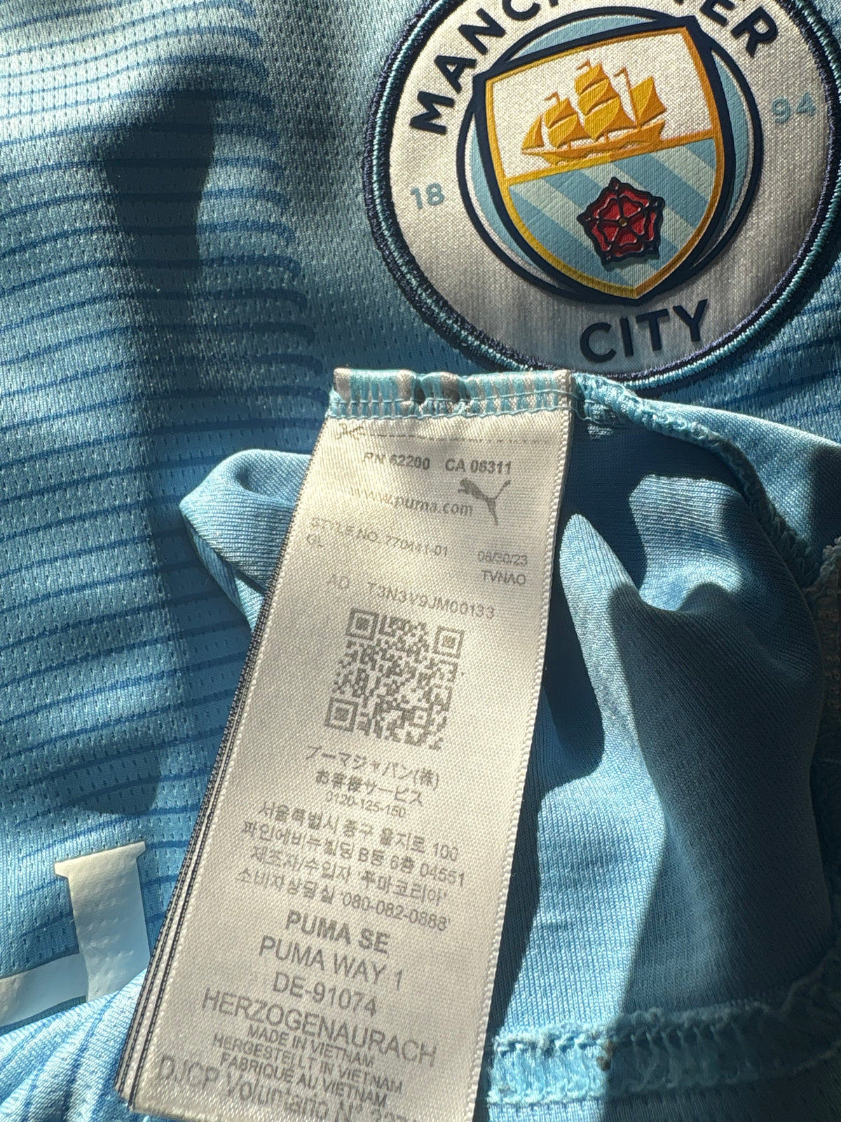 Manchester City Home Shirt 2023/24 De Bruyne (LK)