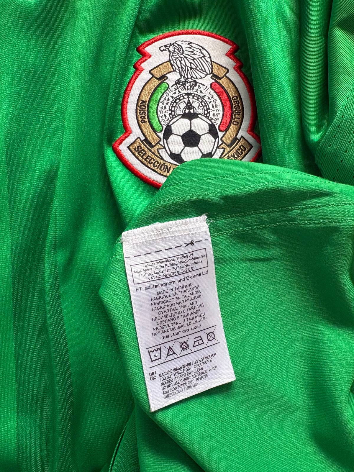 Mexico Authentic Home Shirt 2016 (L)