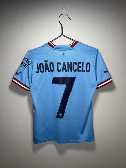 Manchester City Authentisches Heimtrikot 2022/23 Cancelo (L Kinder)