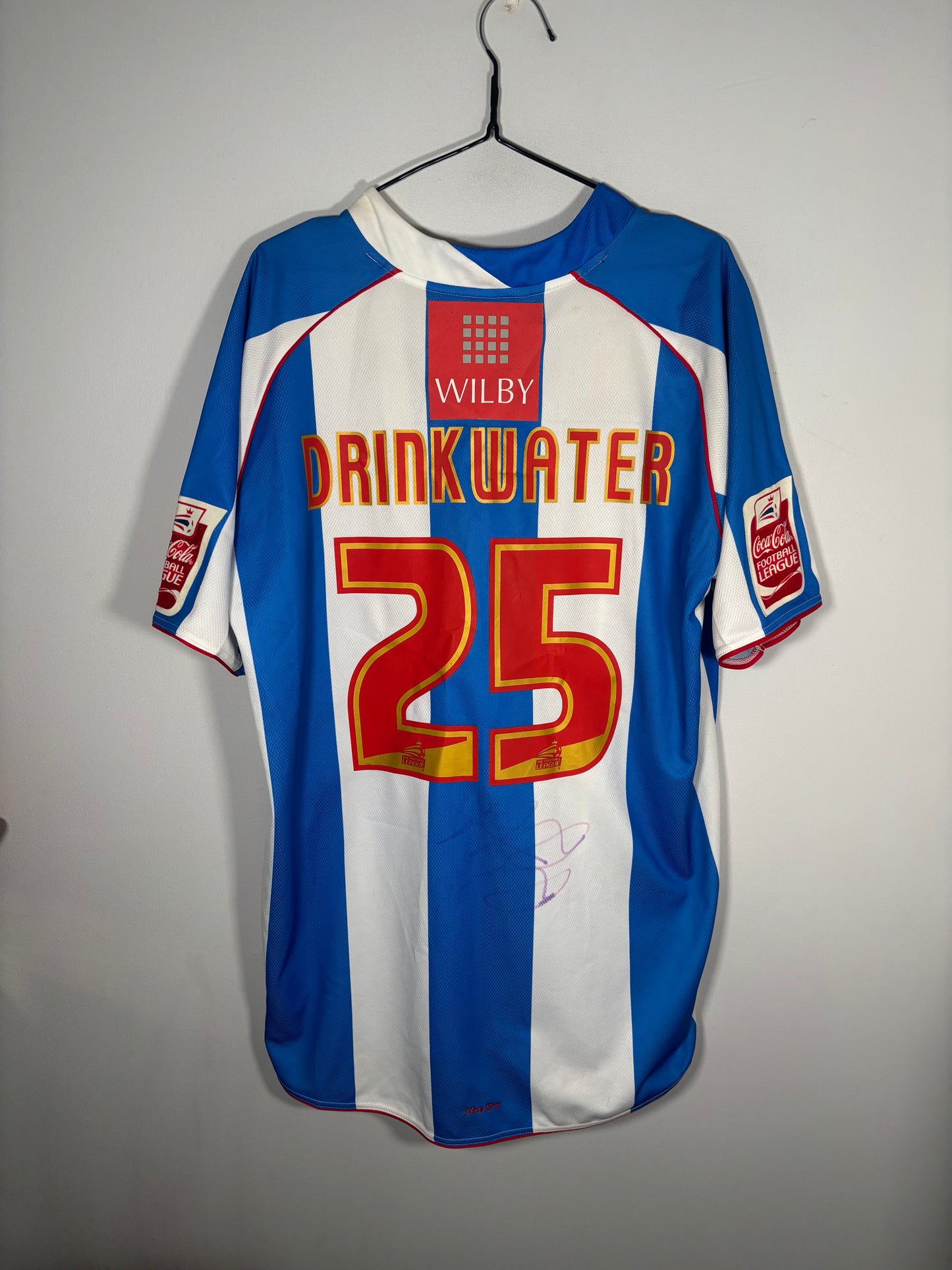 Huddersfield Town Signed Home Shirt 2009/10 Danny Drinkwater (XL)