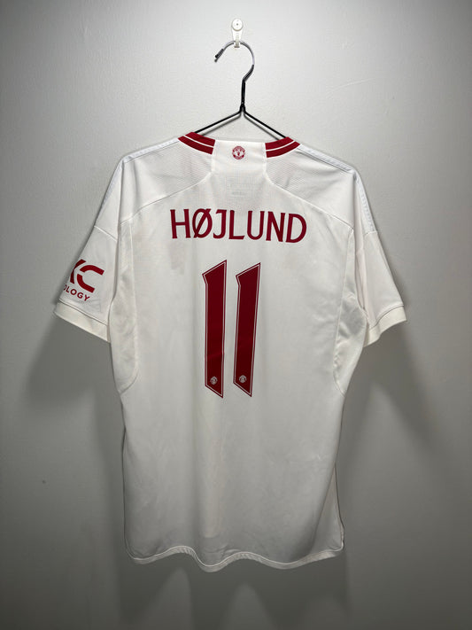 Manchester United Authentisches Ausweichtrikot 2023/24 Hojlund (L)