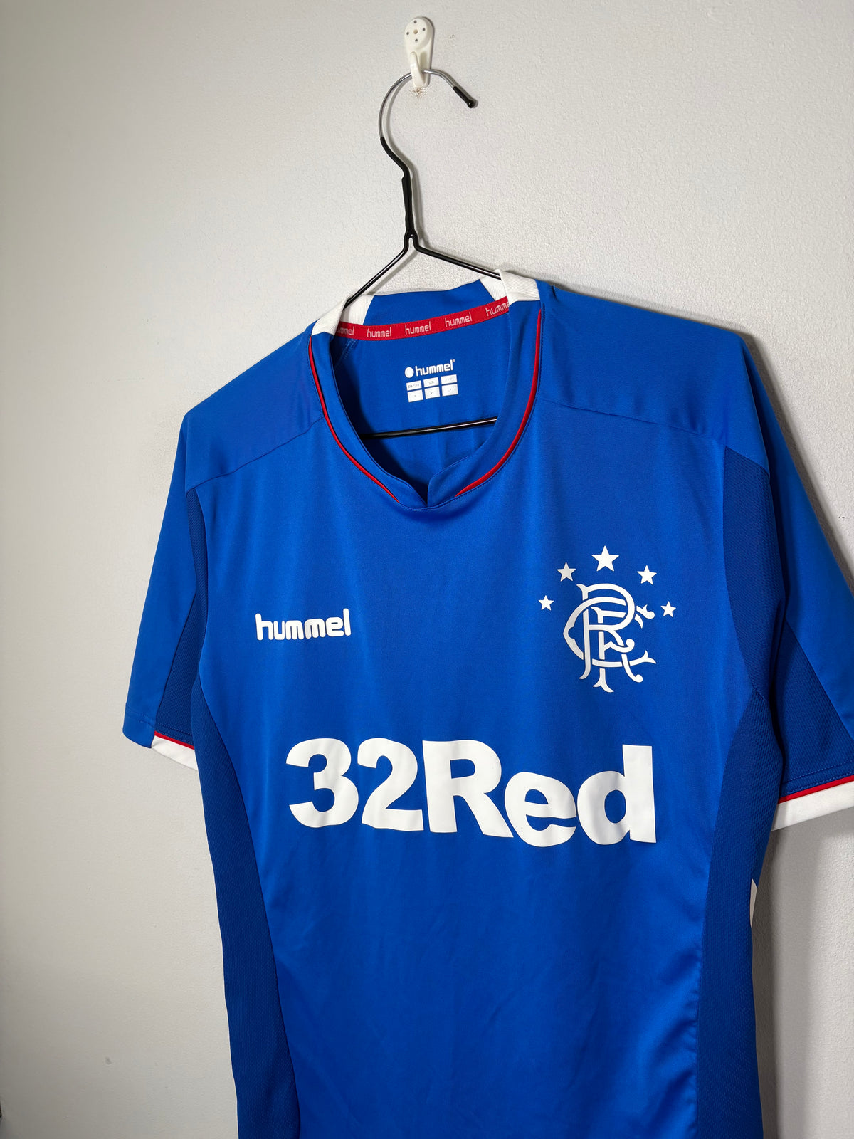 Rangers Authentic Home Shirt 2018/19 Lafferty (S)