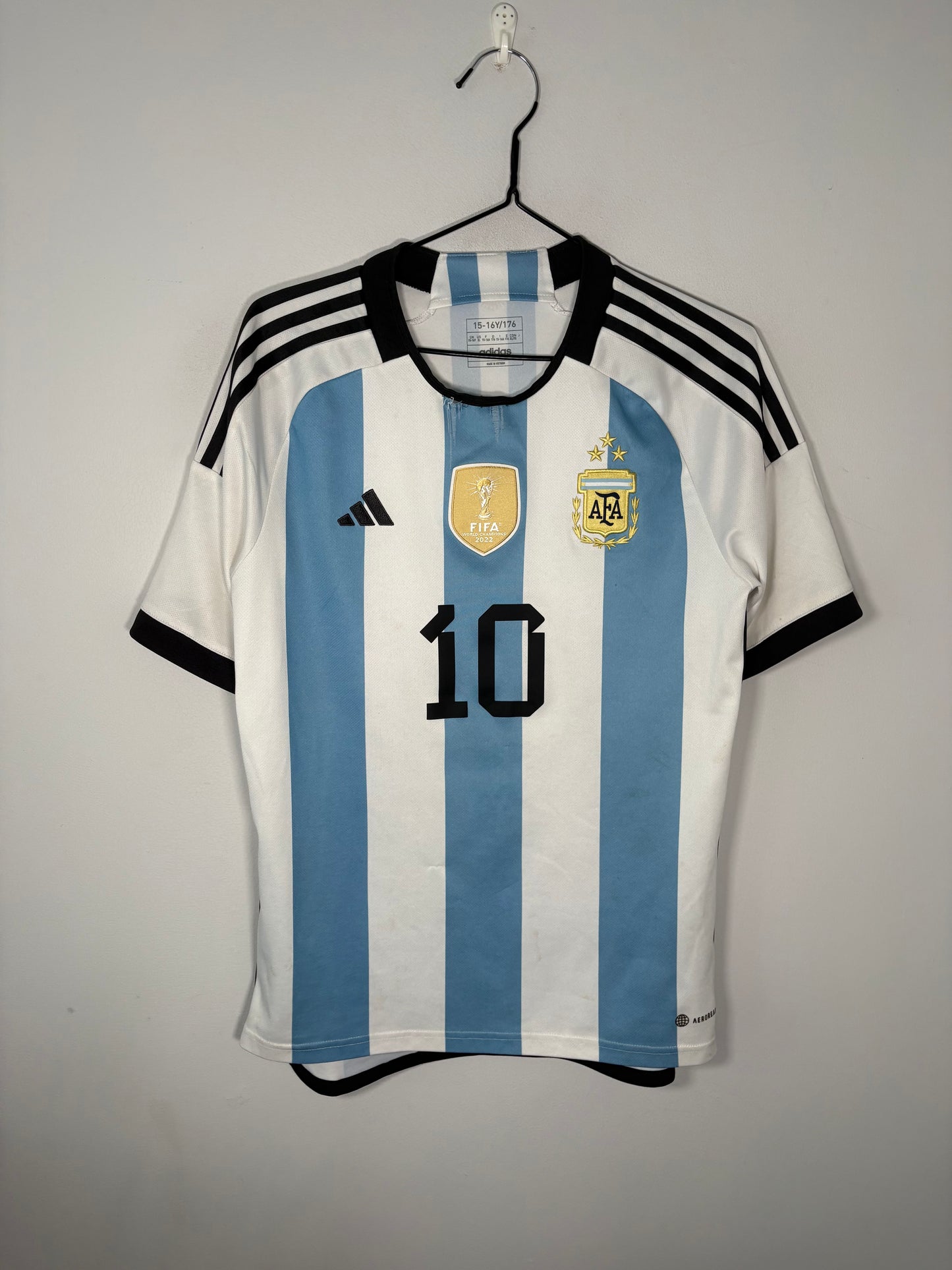 Argentina Home Shirt 2022 Messi (XLK)