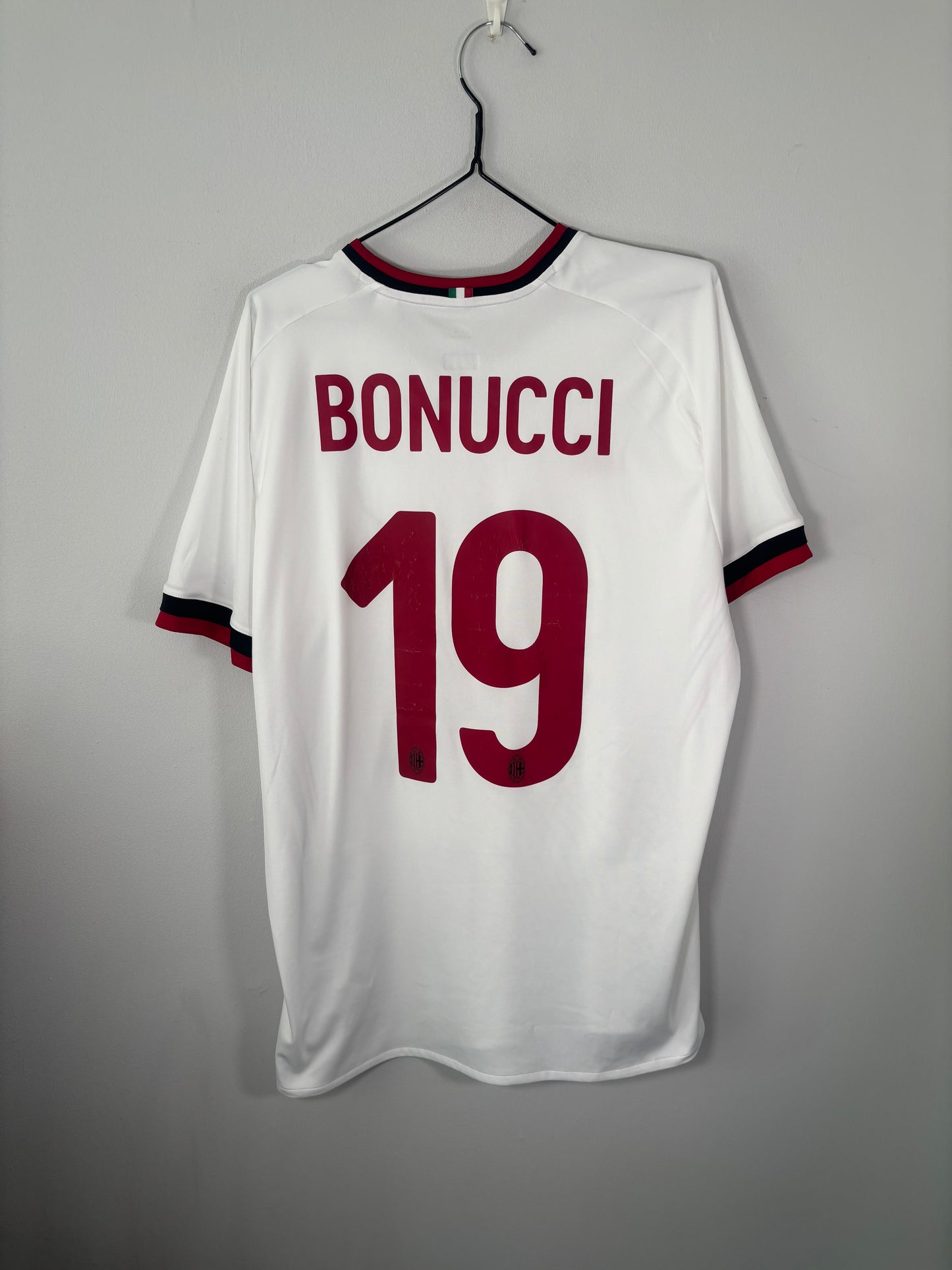 Ac Milan Away Shirt 2017/18 Bonucci (L)