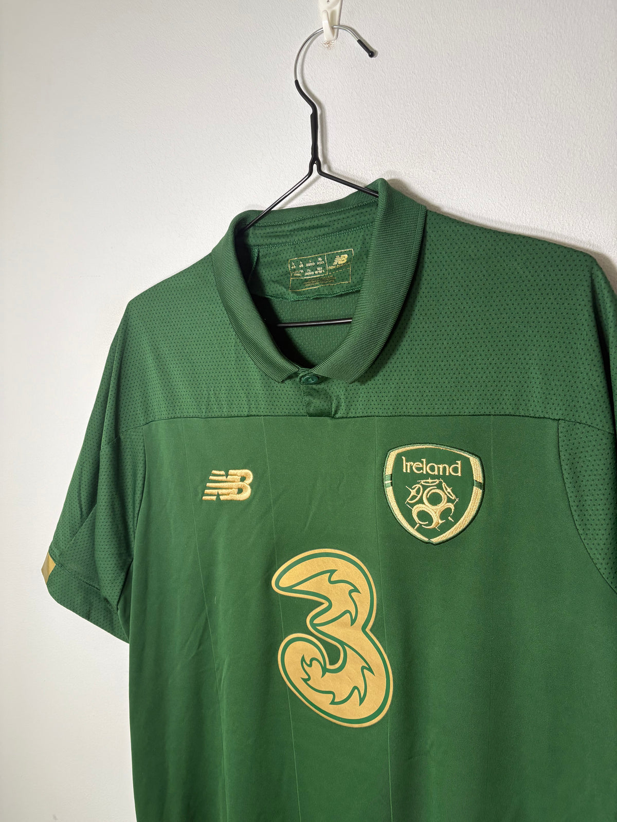 Camiseta auténtica de local de Irlanda 2020 (L)