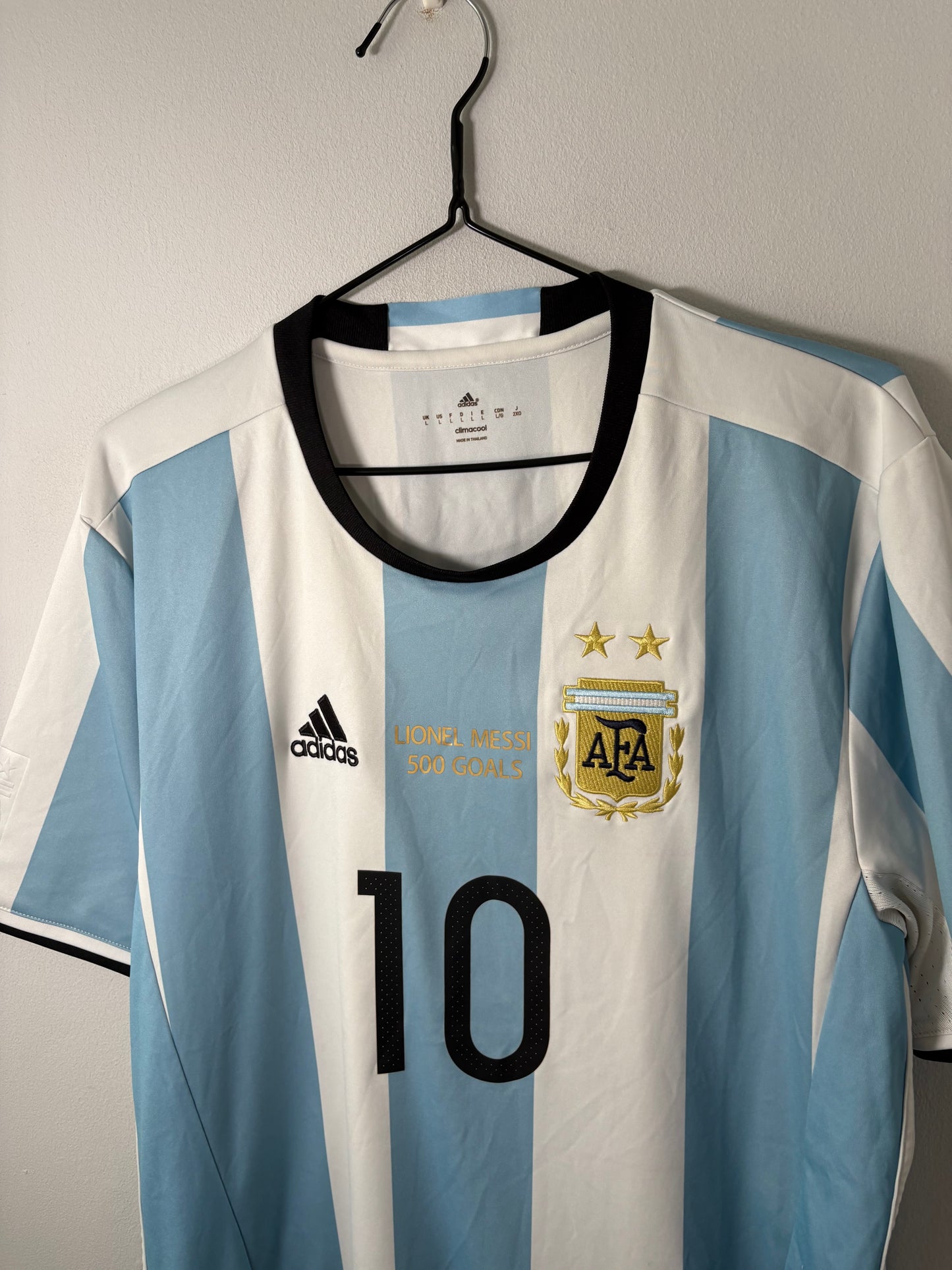 Argentina Home Shirt 2016 Messi (L)