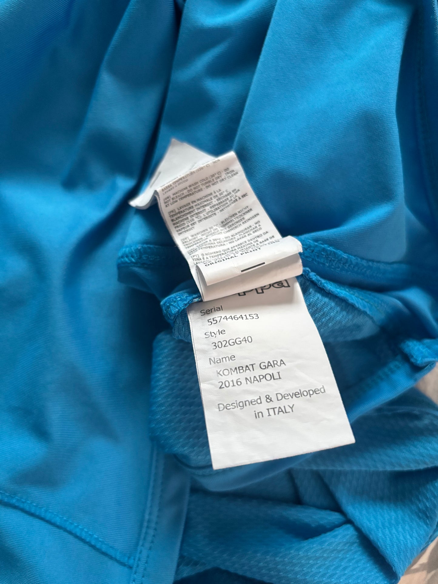 Napoli Home Shirt 2015/16 Player Issue Insigne (L)