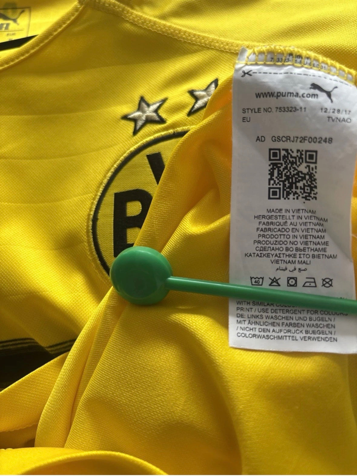 Borussia Dortmund Cup Shirt 2018/19 Long Sleeve (M)