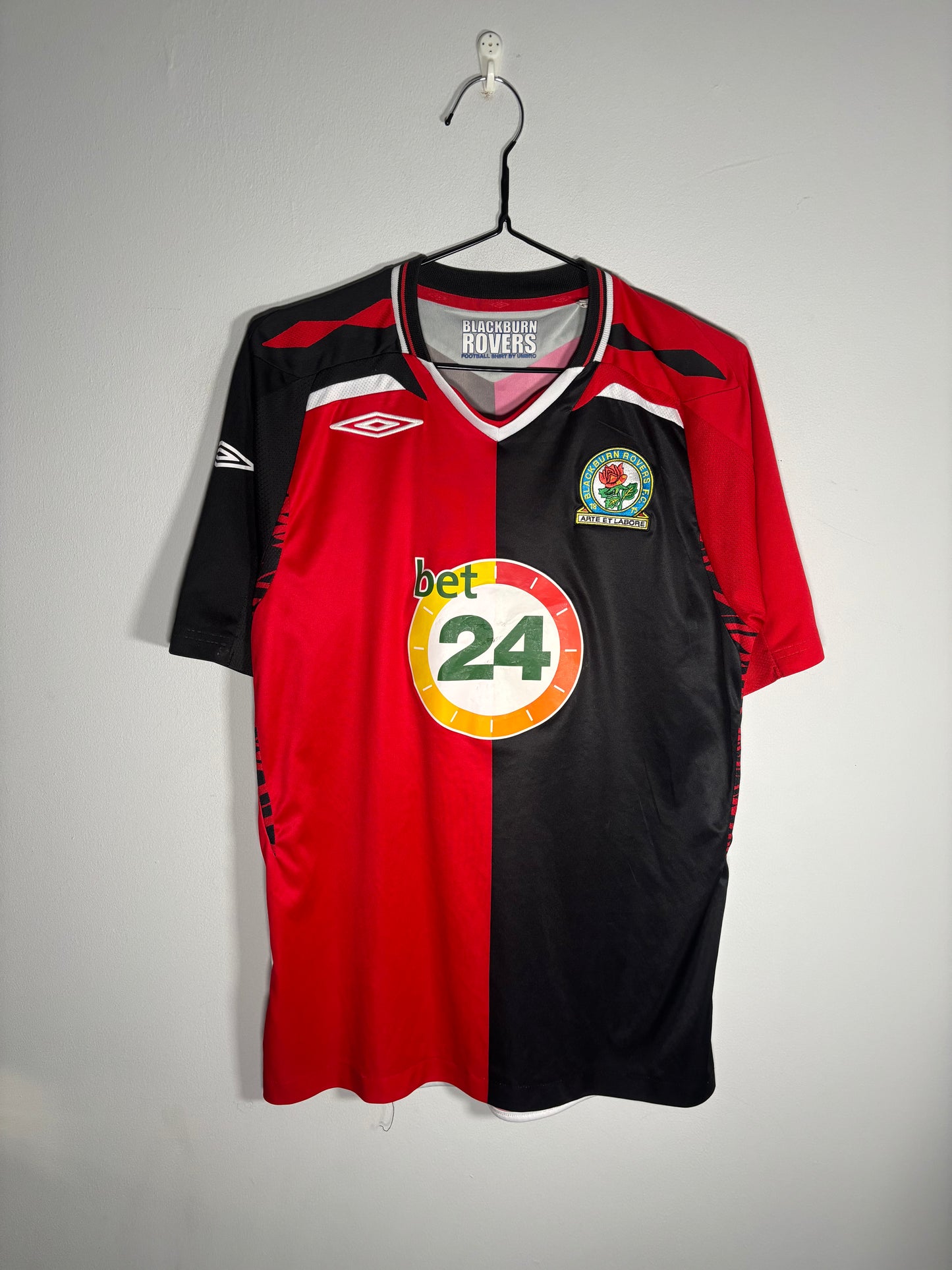 Blackburn Rovers Away Shirt 2007/08 Samba (S)