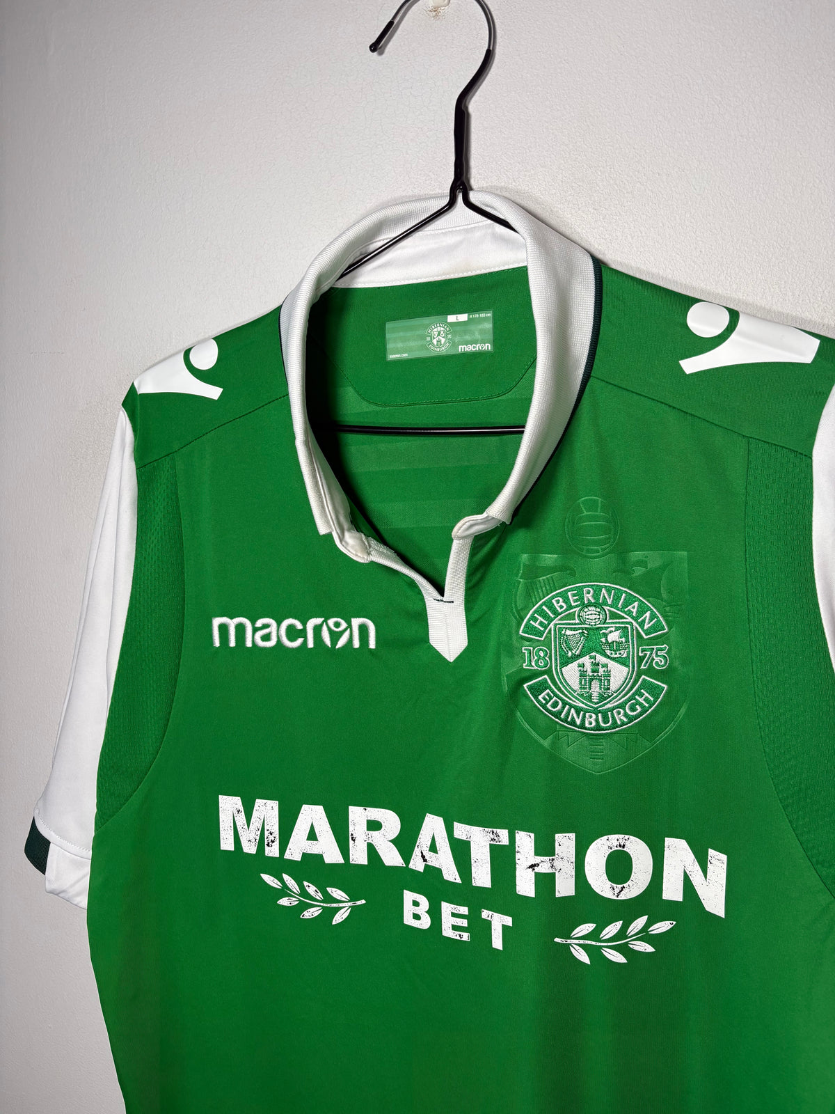 Hibernian Authentic Home Shirt 2017/18 (L)