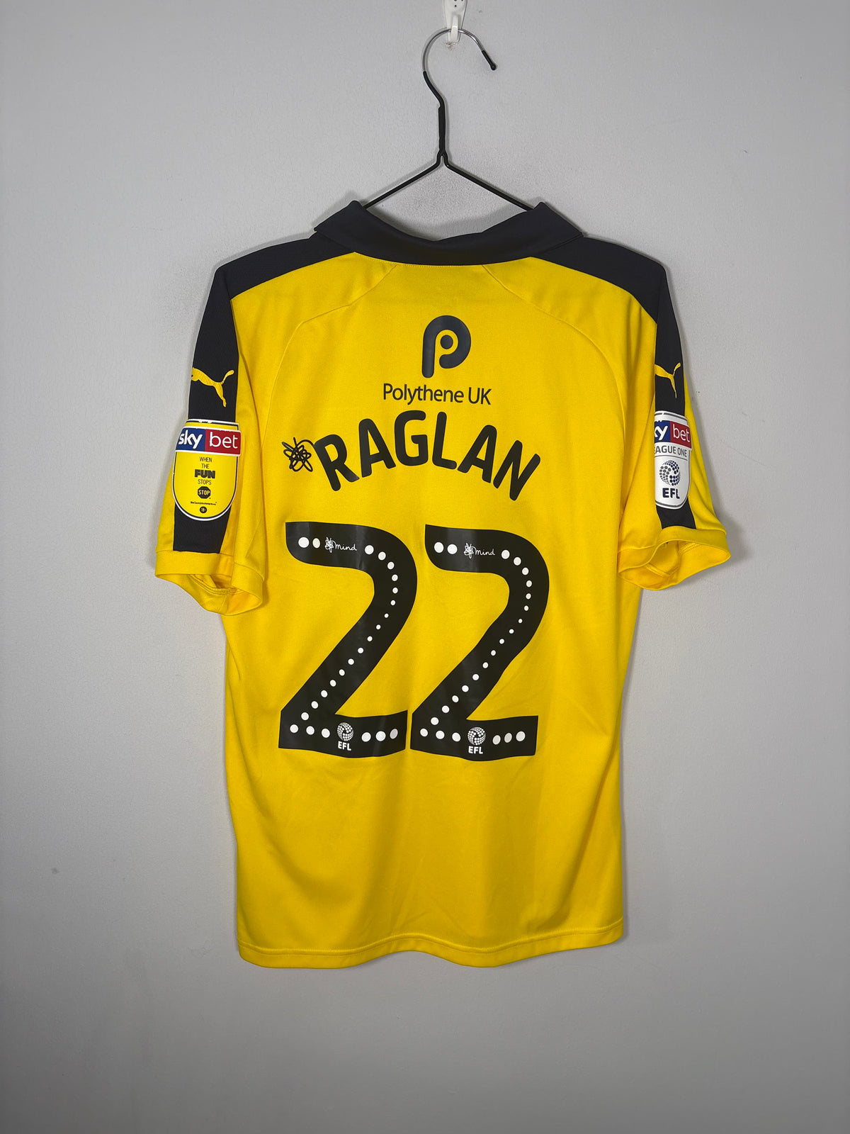 Oxford United Home Shirt 2018/19 Raglan (M)