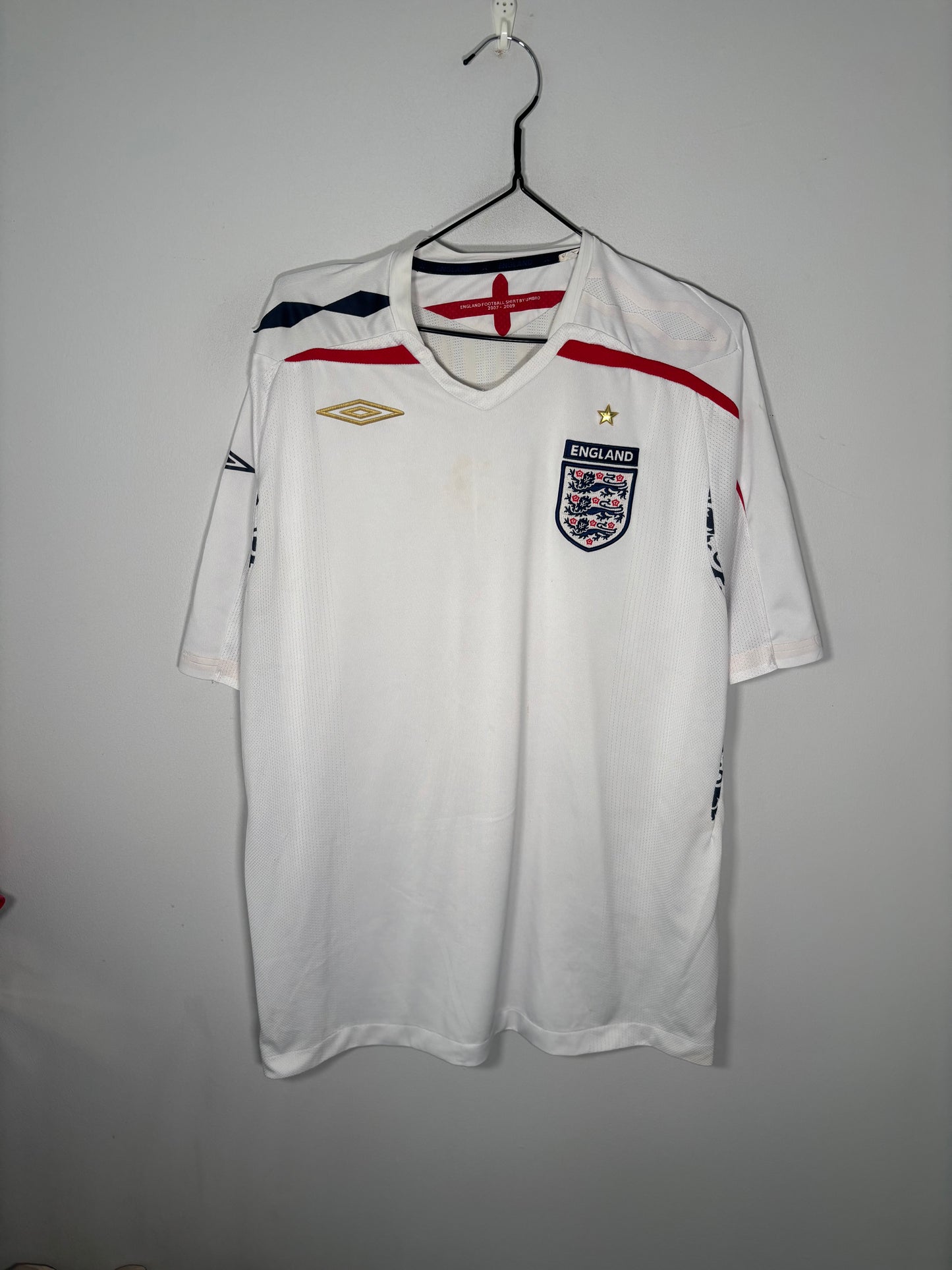 England Home Shirt 2008 (XL)