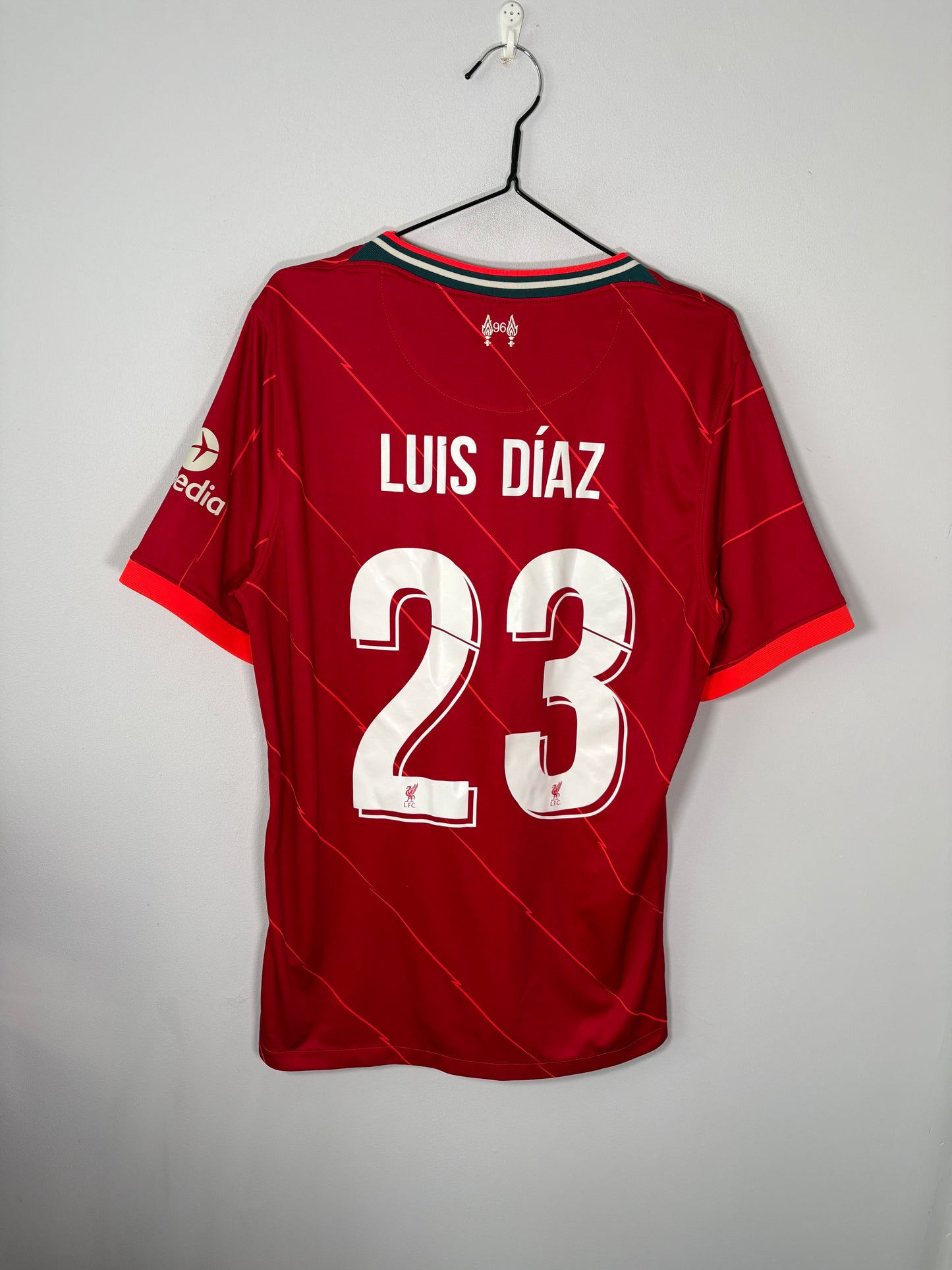 Liverpool Home Shirt 2021/22 Luis Diaz (L)