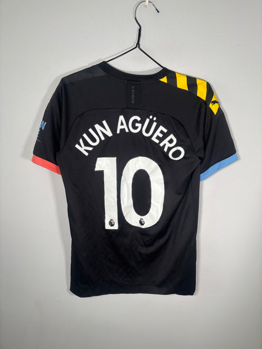 Manchester City Away Shirt 2019/20 Aguero (S)