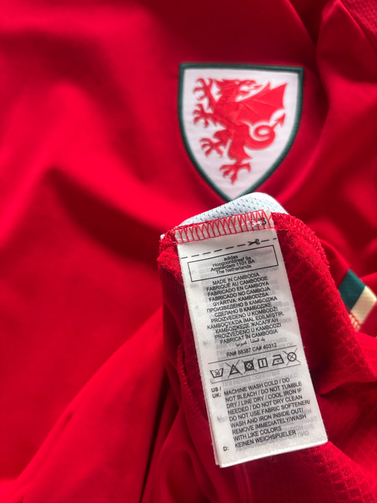 Wales Home Shirt 2024 (M)