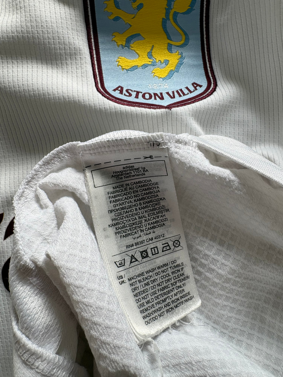 Aston Villa Authentic Away Shirt 2024/25 Rogers (S)
