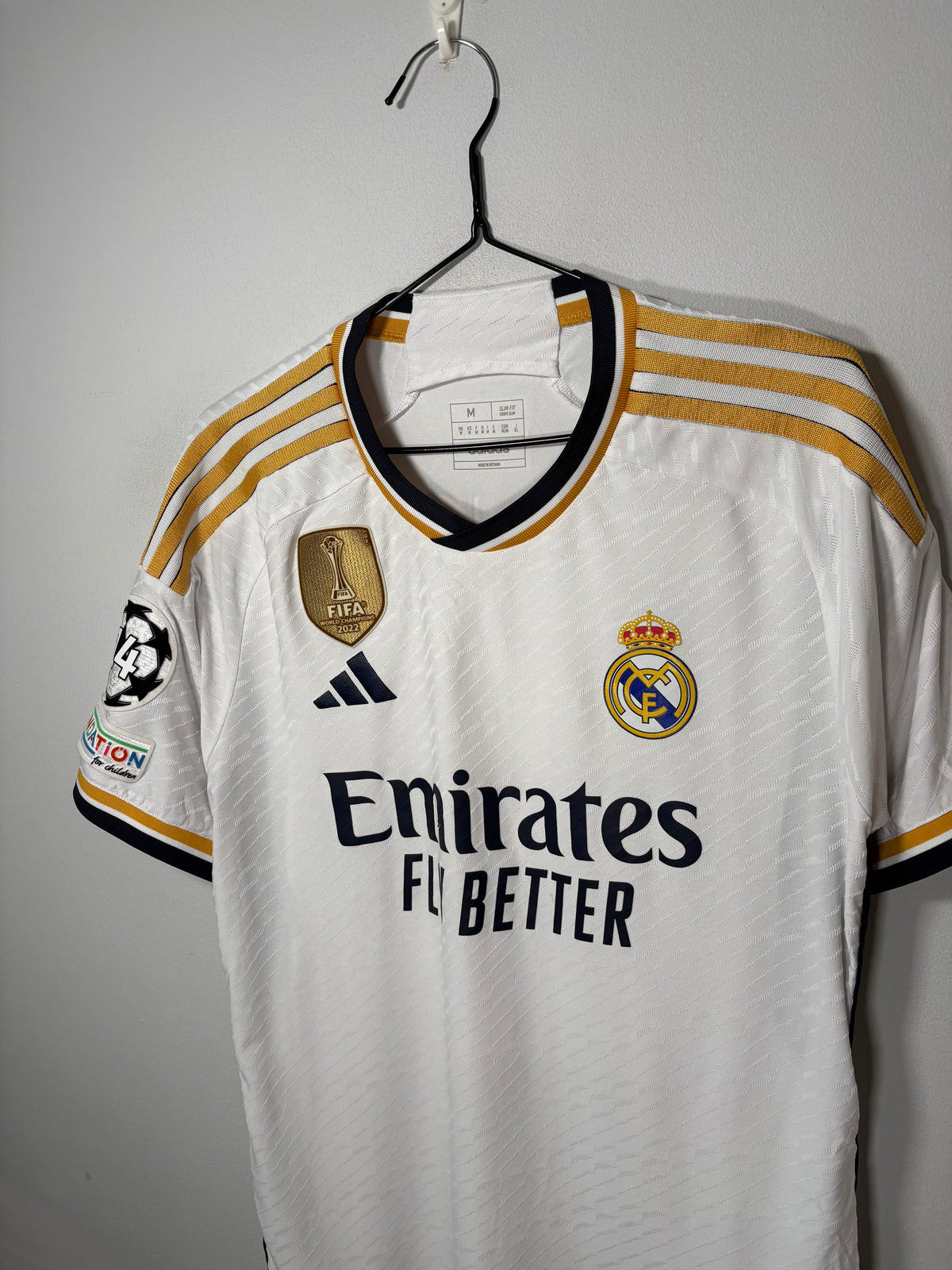 Real Madrid Authentic Home Shirt Bellingham 2023/24 Player Quality (M)